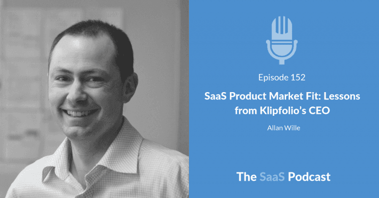 3 Years to First Customer Then B2B SaaS Product-Market Fit - Allan Wille