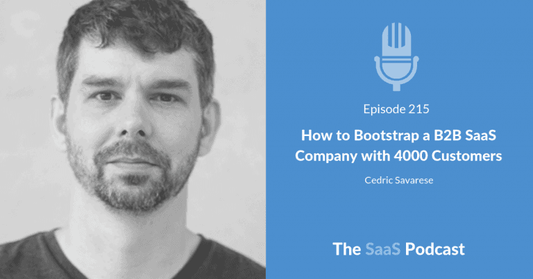 How a Bootstrapped SaaS Grew by Betting on Salesforce - Cedric Savarese