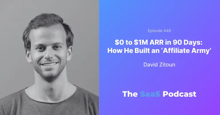 How an AI SaaS Hit $1M ARR in 90 Days With TikTok - David Zitoun