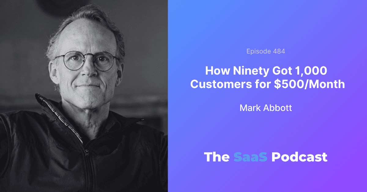 He Shared His SaaS Idea. A Competitor Beat Him to Market. - Mark Abbott