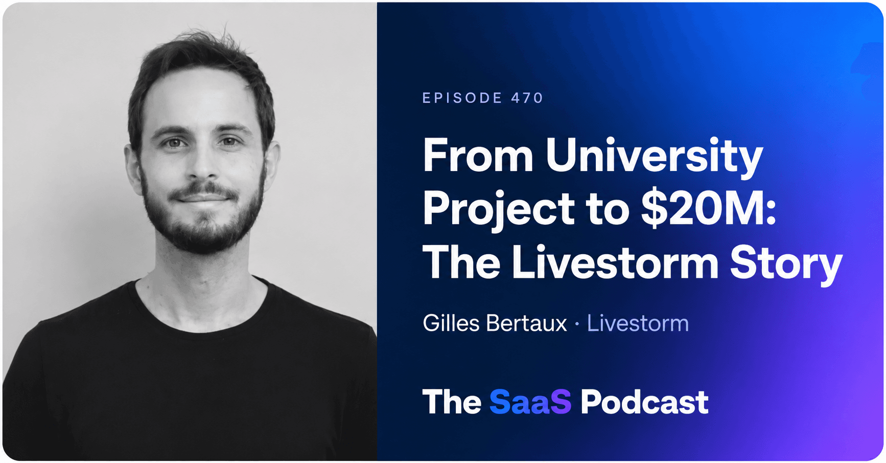 How Livestorm Lost Product-Market Fit at $9M ARR - Gilles Bertaux