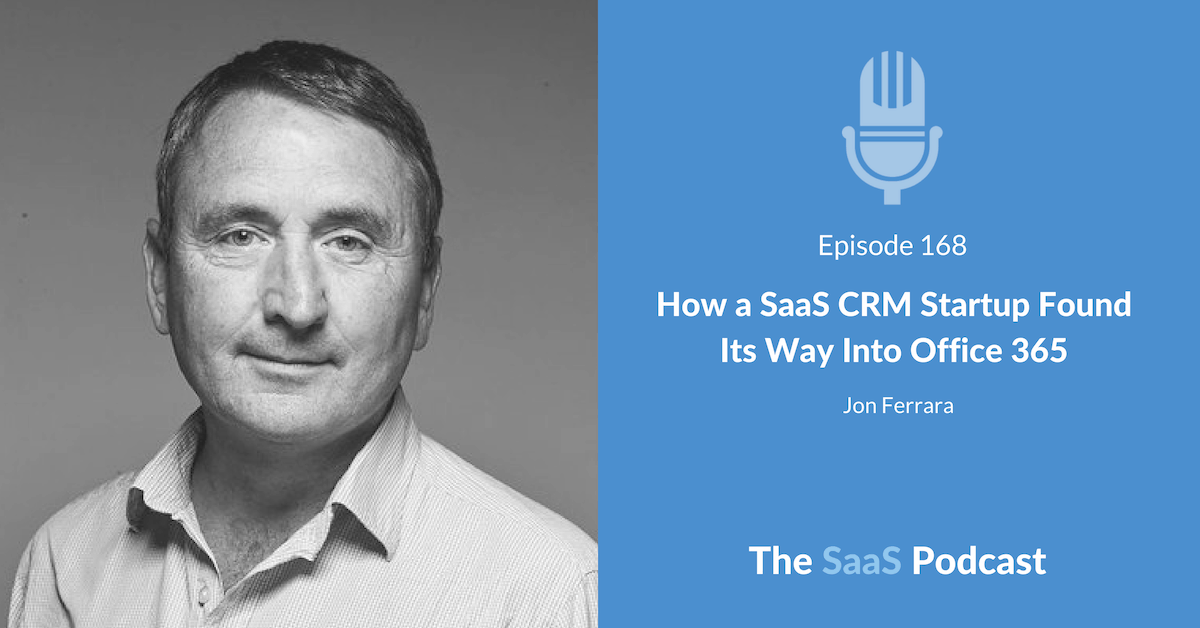 SaaS CRM Startup -Jon Ferrara