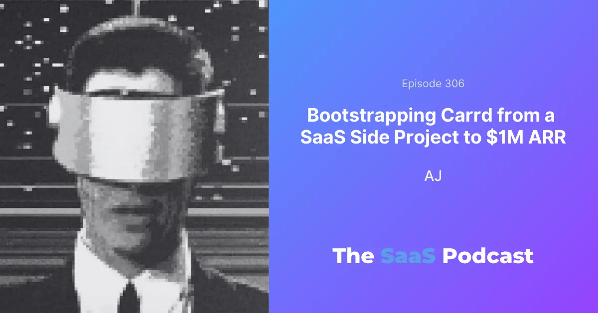 Carrd founder AJ on bootstrapping a side project into a $1M ARR SaaS